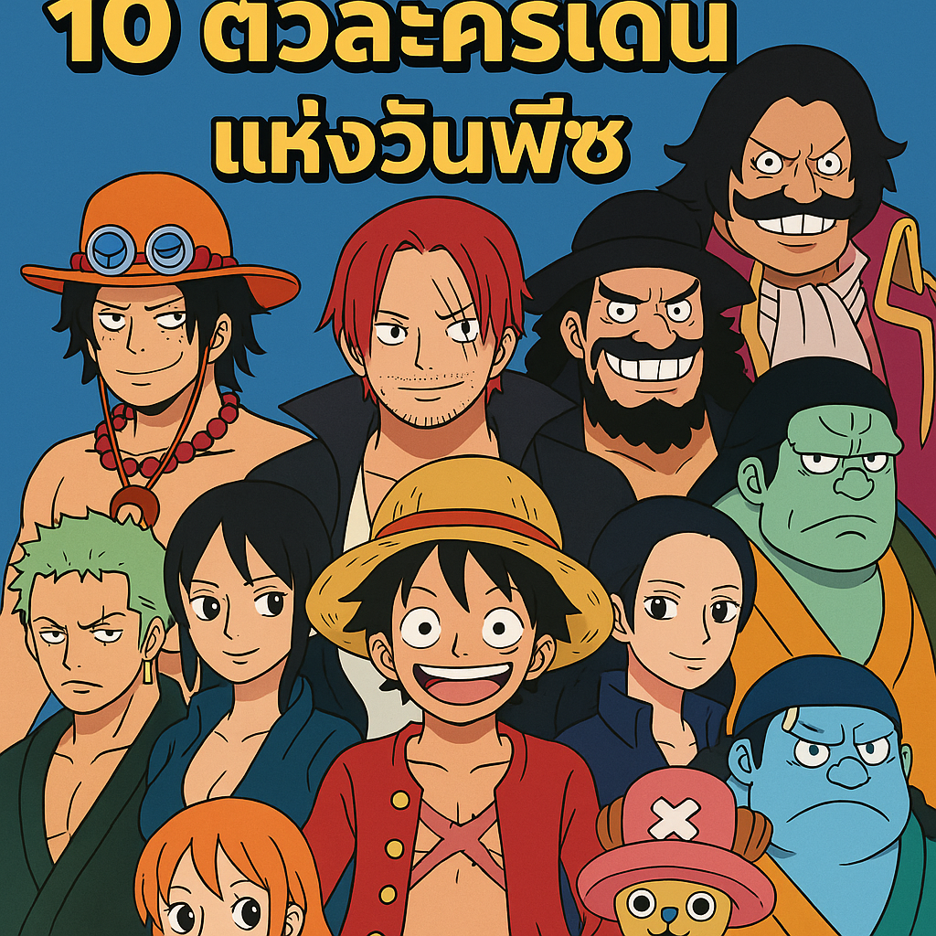 10 ตัวละครเด่นในเรื่องวันพีซ ที่แฟน ๆ จำได้ไม่มีวันลืม